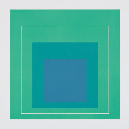 Josef Albers, ‘WLS III, from White Line Squares (Series I)’, 1966
