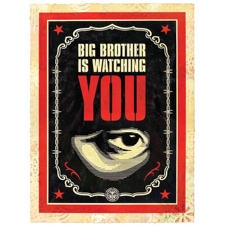 Shepard Fairey, ‘Big Brother is watching you’, 2019