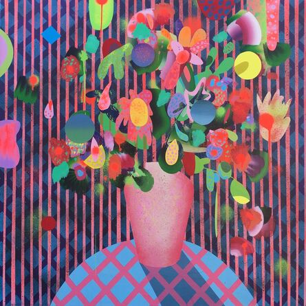 Tom Berenz, ‘"Stripes in Bloom"’, 2017