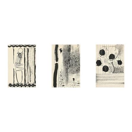 Harold Town, ‘"Dining Room Drawings" Triptych’, 1961