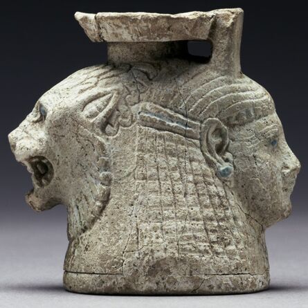 ‘Double-Headed Aryballos’,  mid-6th century B.C.