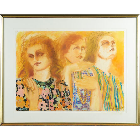 Lester Johnson, ‘Untitled (Three Woman)’, 1985