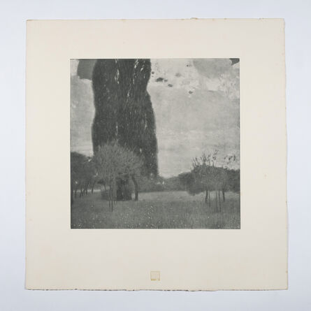Gustav Klimt, ‘The High Poplars [Das Werk Gustav Klimts]’, 1914