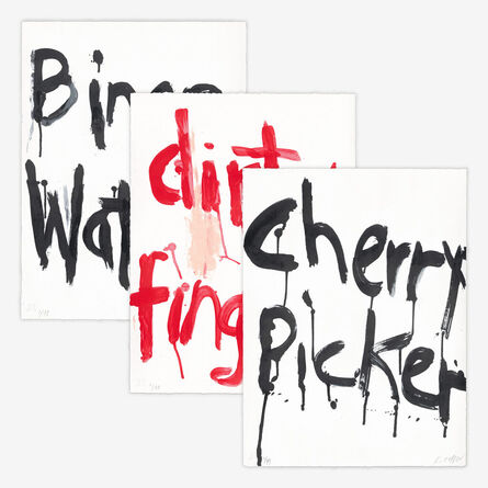 Kim Gordon, ‘BINGE WATCHER, CHERRY PICKER, DIRTY FINGERS’, 2024