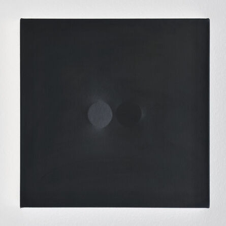 Turi Simeti, ‘2 ovali nero’, 1991