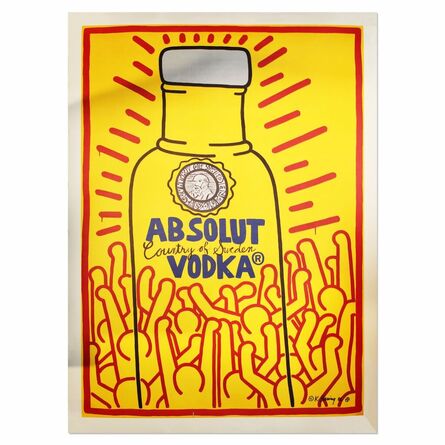 Keith Haring, ‘Absolut Vodka’, 1986