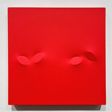 Turi Simeti, ‘4 ovali rosso’, 2000
