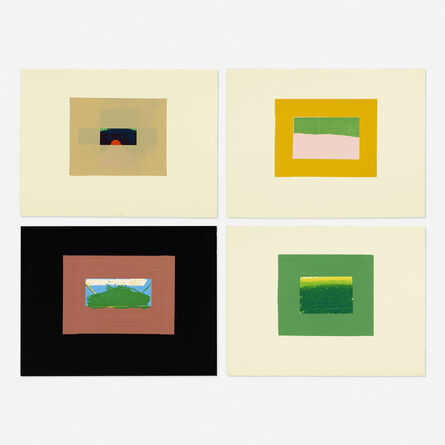 Howard Hodgkin, ‘Four works from the Indian Views series’, 1971