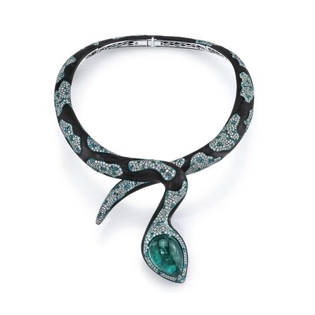 Arunashi, ‘Emerald Snake Necklace’, 2017