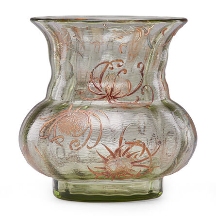 Galle, ‘Early vase with thistle, France’, late 19th C.