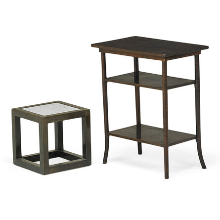 Josef Hoffmann, ‘Cube Table And Tiered Table, Austria’, ca. 1905/Early 20th C.
