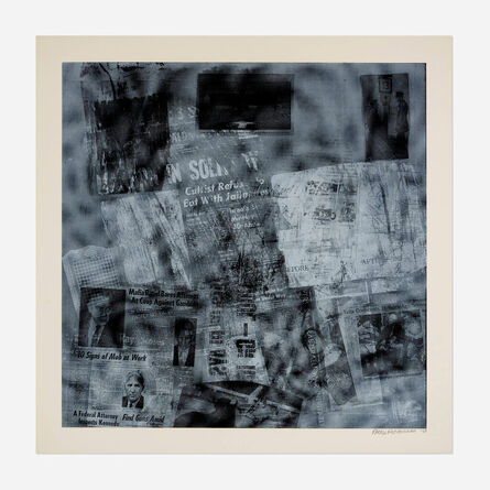 Robert Rauschenberg, ‘Untitled (from the Surfaces Series, from Currents suite)’, 1970