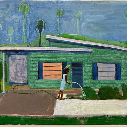 Ezra Johnson, ‘Watering With The Hose’, 2024
