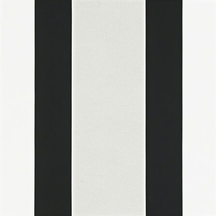 Mary Corse, ‘Untitled (Black and White Inner Band)’