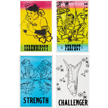 FAILE, ‘Challenger, Strength, Serendipity, Perfect’, 2001