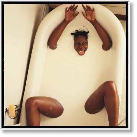 Annie Leibovitz, ‘Whoopi Goldberg, Berkeley, California, 1984 signed, numbered and framed ChromaLuxe aluminum print with accompanying book.’, 2023