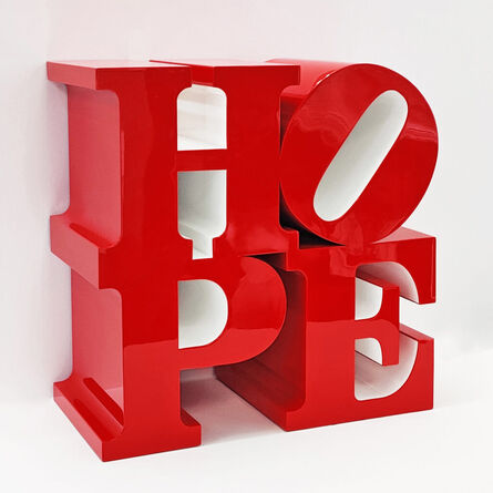 Robert Indiana, ‘HOPE (RED/WHITE) SCULPTURE’, 2009