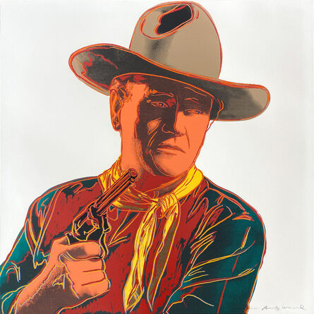 Andy Warhol, ‘John Wayne, from Cowboys and Indians (F. & S. II.377)’, 1986