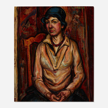 George Josimovich, ‘Untitled (Portrait of Frieda Kraines)’, 1929