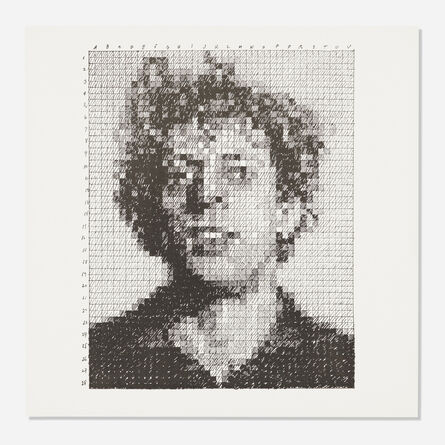 Chuck Close, ‘Phil (from the Rubber Stamp portfolio)’, 1976