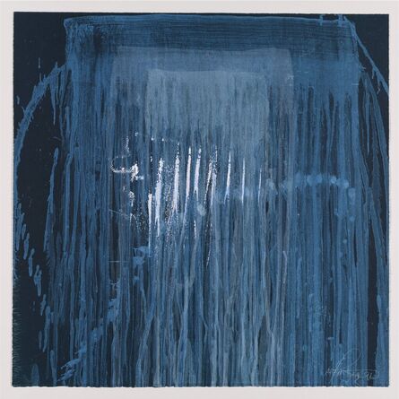 Pat Steir, ‘Waterfall Blue’, 1997
