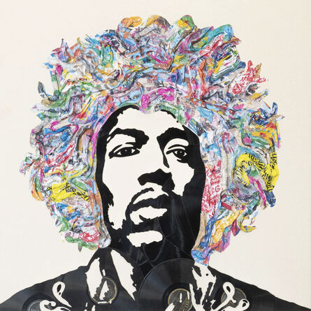 Mr. Brainwash, ‘Jimi Hendrix (BKR404)’, 2022