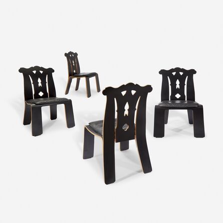 Robert Venturi, ‘Set of Four "Chippendale" Chairs’