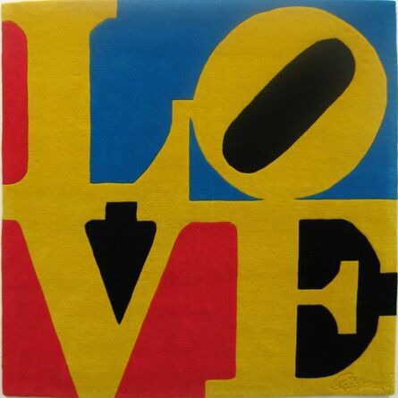 Robert Indiana, ‘Chosen Love (blue red black)’, 1995