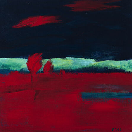 Dick Evans, ‘Red Field with Red Cloud’, 2021