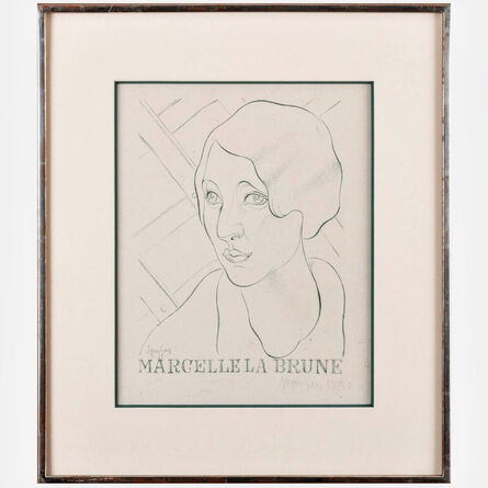 Juan Gris, ‘Marcelle La Brune (Marcelle the Brunette)’, 1921