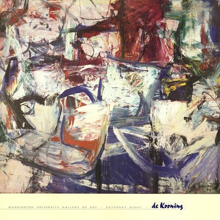 Willem de Kooning, ‘Saturday Night’, 1988