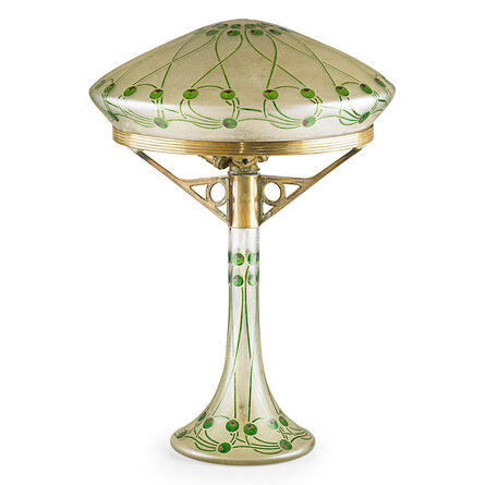 Ludwig Sutterlin, ‘Fritz Heckert, Judgenstil Table Lamp, Bohemia, Germany’, ca. 1910
