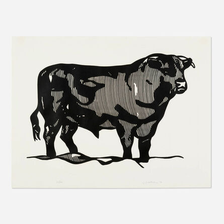 Roy Lichtenstein, ‘Bull 1 (from Bull Profile series)’, 1973
