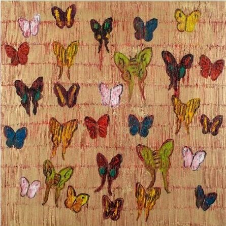 Hunt Slonem, ‘Red Butterfly’, 2019