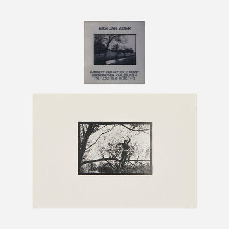 Bas Jan Ader, ‘Broken Fall (Organic) postcard and photographic slide’, 1972