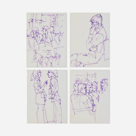 Nick de Angelis, ‘Figure Drawing (four works)’