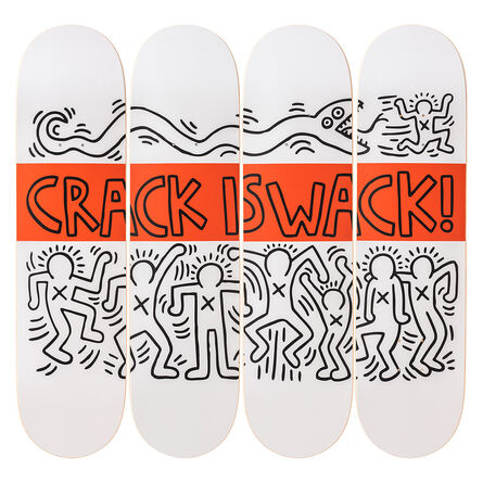 Keith Haring, ‘Crack Is Whack Skateboard Set by Keith Haring’, 2021