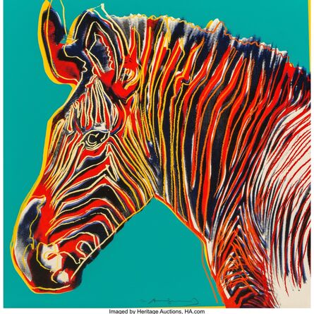 Andy Warhol, ‘Grevy's Zebra, from Endangered Species’, 1983