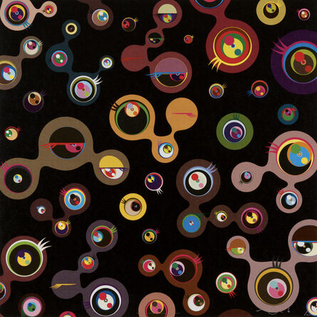 Takashi Murakami, ‘Jellyfish eyes - black 4’, 2011