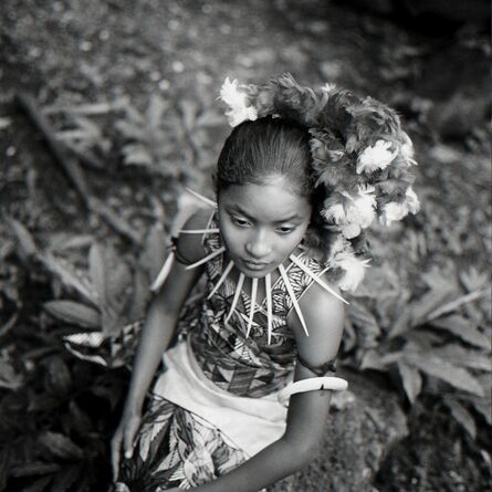 Tony Gleaton, ‘Langi,  Wearing a Siapo (Bark Cloth) Dress, Western Samoa’, 2000