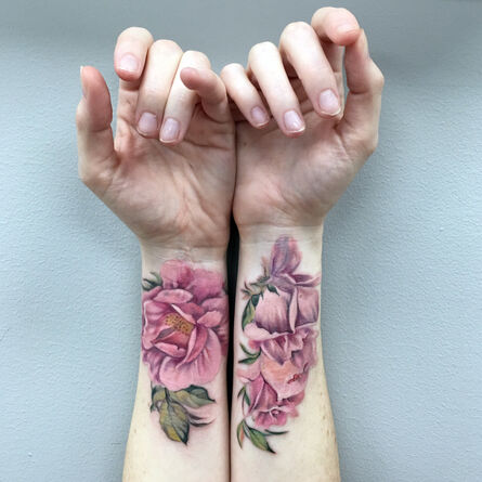 Thea Duskin, ‘Wild Rose Wrist Tattoo’, 2017