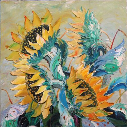 Zhang Shengzan 张胜赞, ‘Sunflowers’, 2009