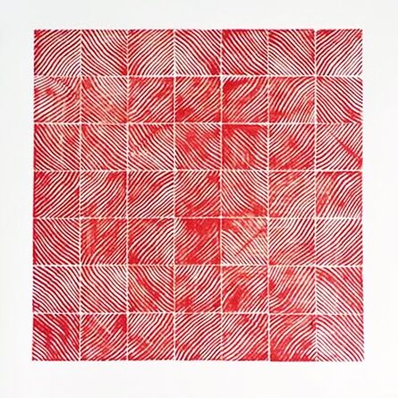 Andre Mirzaian, ‘Douglas Fir Grid Red’, 2016