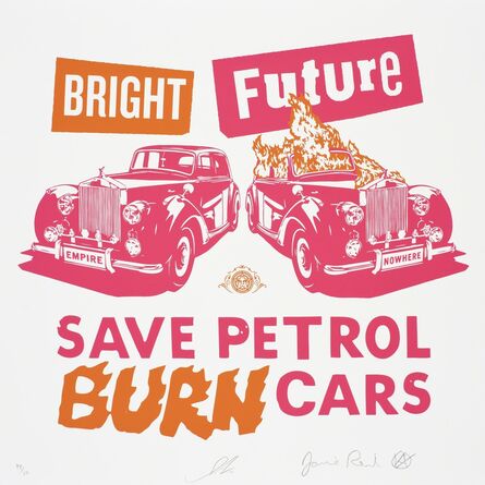 Shepard Fairey, ‘Bright Future (pink/orange)’, 2012