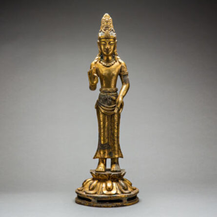 Unknown Asian, ‘Tibetan Guilt Bronze Figure’, 1800-1900