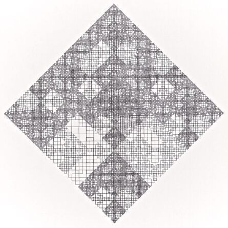 Jean-Pierre Hebert, ‘Variation on Recursive Diamond, Black, 2’, 1977-1979