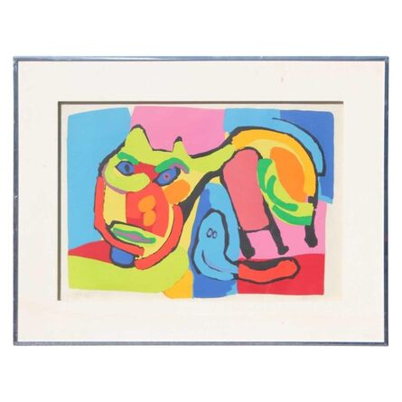 Karel Appel, ‘Vibrant Abstract Cat Edition of 100’, 1969