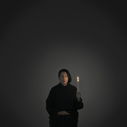 Marina Abramović, ‘Artist Portrait with a Candle (A) (from the series "With Eyes Closed I See Happiness")’, 2012