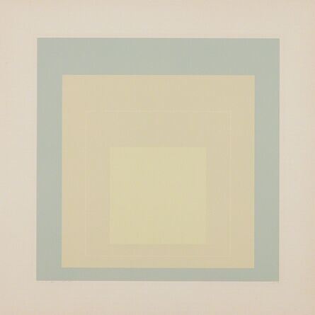 Josef Albers, ‘White Line Squares: White Line Square VII’, 1966