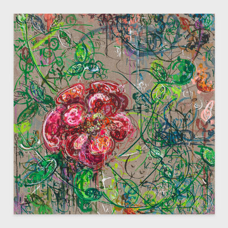 Kysa Johnson, ‘Ghosts In Common - Ring O’, Ring O’ Roses - Subatomic Decay Patterns and Herb Garden 9’, 2022